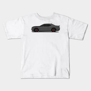 HELLCAT SIDE DARK-GREY Kids T-Shirt